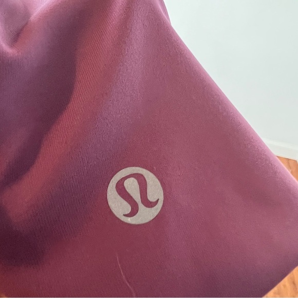 Lululemon Wunder Under Scalloped Mesh Legging Purple Size 10 Excellent B29 - Picture 10 of 10